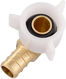 2-PACK EFIELD PEX 1/2 PEX X 1/2 fêmea NPT giratória Brass Brass Crimp Fittings, ASTM F1807