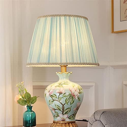 Lhllhl estilo chinês Creative Ceramic Blue Table Lamps
