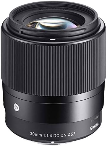 Sigma 30mm f/1,4 DC DN Lente Contemporânea para Canon EF-M, pacote com kit de filtro Prooptic 52mm, limpador de lentes, bolsa de lente, kit de limpeza, Kit de Cap, Kit de Software PC, kit de software