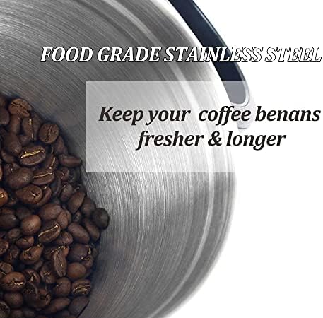 Antowall Coffee Recipadores de aço inoxidável 1.8L Coffee Jar recipiente tanque de café de armazenamento com boletim e date rastreador