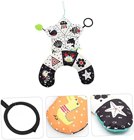 Toyvian Borned Baby Toys Infantil Toys Infantil Brinquedos Preto e Branco Pillow Infantil Plancational Brinquedão