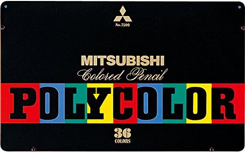 三菱 鉛 筆 Mitsubishi Lápis No. 750036C Lápis coloridos, cor poli, 36 cores