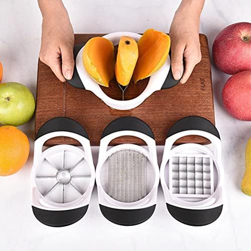 Chrees Slicer de frutas, divisor de frutas, ferramenta fácil de cozinha, divisor de frutas de plástico PP, ferramenta de