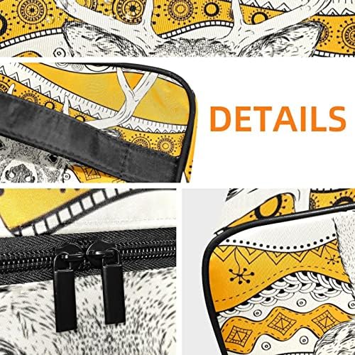 Lorvies Tribal Africano Belo Mulher Padrão de Cosméticos Bolsa Cosmética Viagem Bolsa de Hedaninho de Viagem Top Top Handal