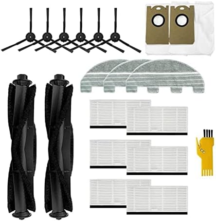 Kit de acessórios de substituição compatível com m8 pro m8 pó de pó de pó de robô proscênico pincéis principais panos de esfregão