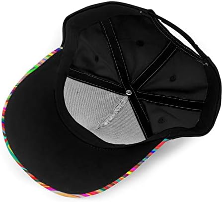 Ndzhzeo Trucker Hat For Men Mulheres Capinho de beisebol Curved Brim Snapback Papai Chapéu tropical respirável Camuflagem Tropical