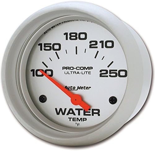 Medidor de automóvel 4437 Ultra-Lite Electric Water Temperature Medage
