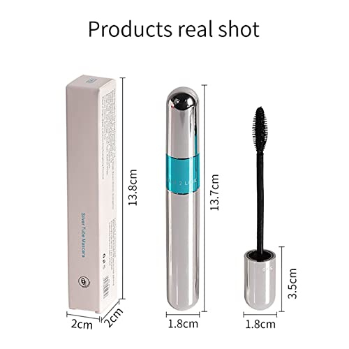 Lash Cosmetics Mascara Lash Cosmetics rímel 5x mais de 2 em 1 rímel para alongamento natural e efeito espessante à prova