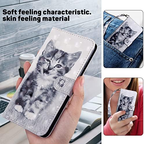 QIVSTAR Google Pixel 7 Pro Case Case Wallet, 3D Creative Pattern Design Flip BookStyle Card Slot Slot Wallet Stand Stand