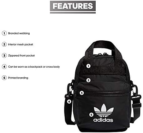 Adidas Originals Originals Micro Mini Mackpack, preto, tamanho único