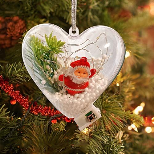Luzes decorativas brilham em árvore de natal pendente infantil infantil pacote de presente de Natal Diy Bubble Lightelier