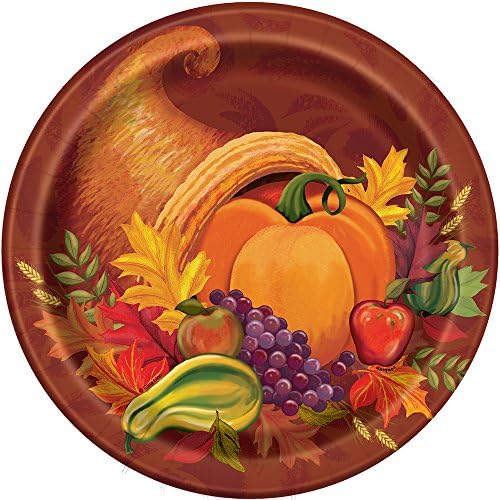 Cartões de Placas de Ação de Graças da colheita de outono, 16CT