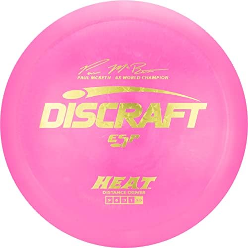 Discraft Esp Heat Paul McBeth 6x Signature Series 173-174 DISCO DE GRANTE DO MUITO DE GRAMA