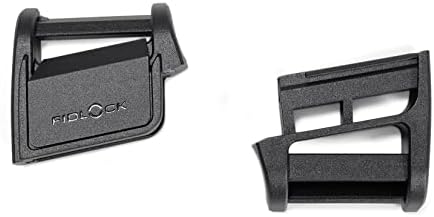 Slider de fivela magnética Fidlock - Substituição de fivela de liberação rápida de plástico - preto