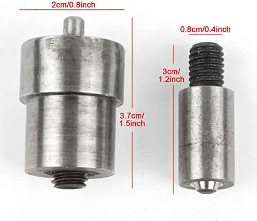 Molde de matriz de ilhó, molde de fivela de ilhós, molde de fivela de pressão de ar diy para machine de grommet para imprensa à mão, 5,0 mm