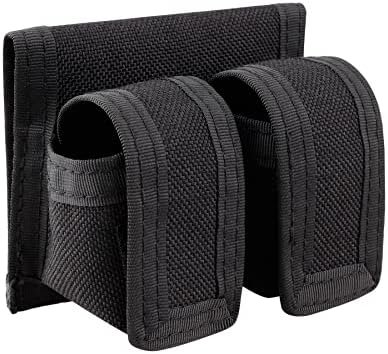 Bolsa Kosibate Speedloader, bolsas de carga de velocidade de nylon se encaixa no revólver S&W 38 357 44 45 calibre, 5 e 7 tiro de capa de velocidade de velocidade dupla