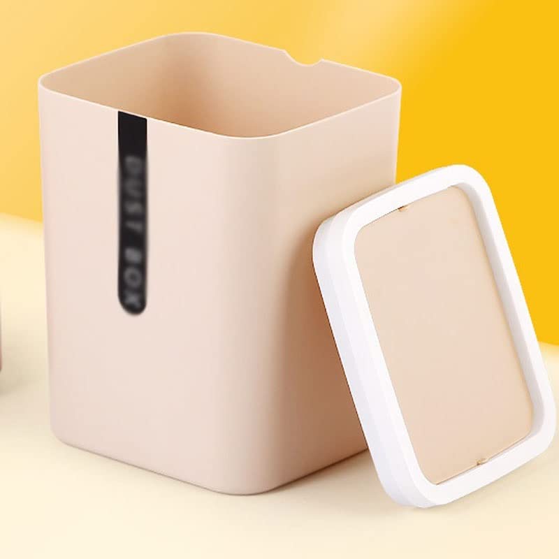 Uysvgf Creative Mini Small Waste Bin Desktop Lixo cesta de lixo Tabela de quadro de plástico Supplies de escritório