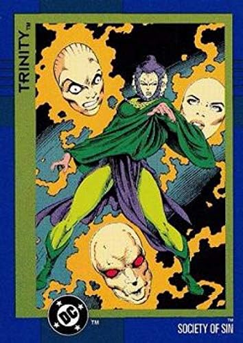 1993 Skybox DC Cosmic Teams Nonsport 130 Cartão de negociação com tema padrão da Trinity Comic em condição bruta