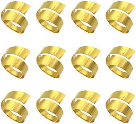 Lhllhl Napkin Rings Conjunto de anéis de guardana
