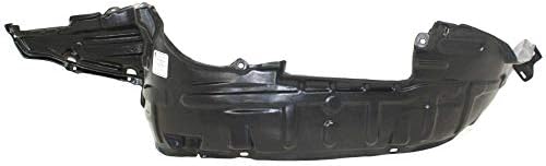 Evan Fischer Fender Liner Front, Driver e Passaged Side compatível com o material plástico Nissan Altima 2000-2001, conjunto de 2, lineadores de pára -choque - NI1251110, NI1250110