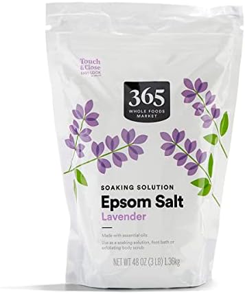 365 pelo Whole Foods Market, Epsom Salt Lavender, 48 onças