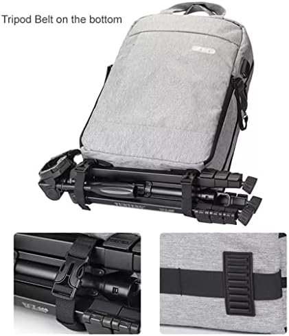 Sdgh Digital Camera ombros Backpack Leisure Bag casual impermeabilizado W Tampa de chuva Fit 14in Laptop W Porta USB