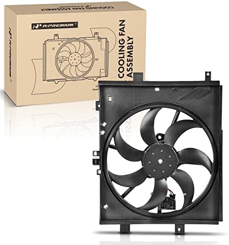 Conjunto do ventilador de resfriamento do radiador do motor A-premium Compatível com Nissan Versa 2012-2019, Versa Note