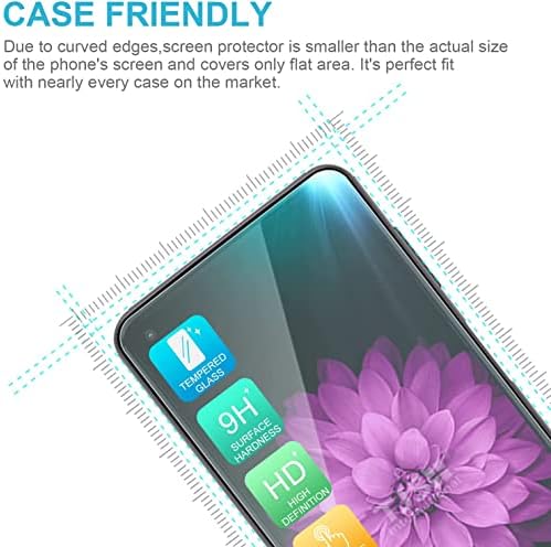 Caixa de telefone TJS Compatível com o Samsung Galaxy A50 2019, com [Protetor de tela de vidro temperado com cobertura total] Ultra Thin Slim TPU Matte Color Design Transparente Clear Mold Skin Tampa