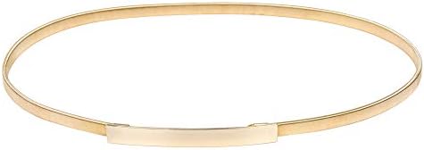 Grace Karin Women Mulheres Metal Skinny Cinch Belt Gold Band cintura elástica cinto CL633