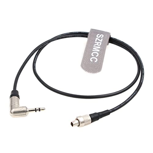 Cabo de entrada de áudio szrmcc fvb.00.303 3 pinos macho a 3,5 mm TRS Cabo de alimentação para Sennheiser SK2000 Transmissor Zaxcom