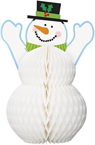 Peça central do favo de neve - 12 , branco, 1 pc