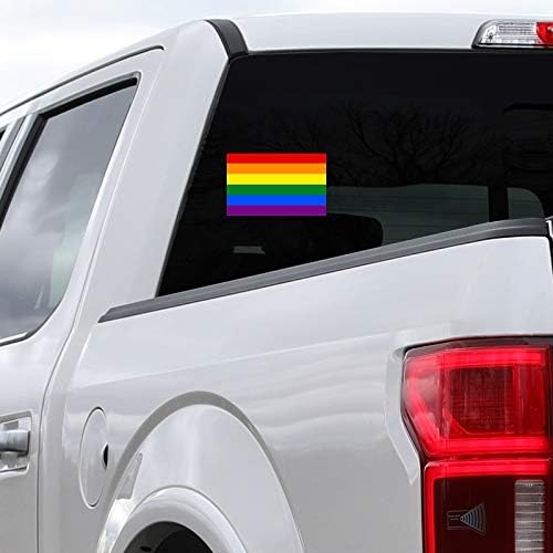 LGBTQ Rainbow Gay Pride Stick Sticker Decal Notebook Laptop 4 x 5