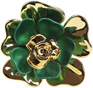 Walnuta 6pcs em duas cores anel floral anel de anel de casamento decoração anel de guardanapo (cor: verde, tamanho