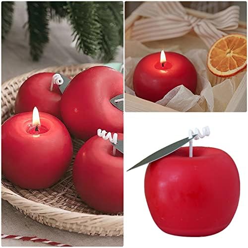 VENDA DE CRANDE Apple Shape Scent Candle Creative Creative Gift Véspera de Fragrância Decoração de Fragrância Decoração do Dia das Mães Decoração de Casa