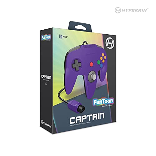 Hyperkin M07260-RP Capitão Premium Controller Funtoon Collectors Edition para N64