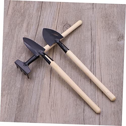 Yard We 3pcs Conjunto de peças internas para crianças Torda de banho Tuba de banho Mini Tiller Plantas Kit de jardinagem Miniature Gardening Spade Mini Ferramenta de jardim interno Mini Gardening Tool Set Ferramentas de jardim filho