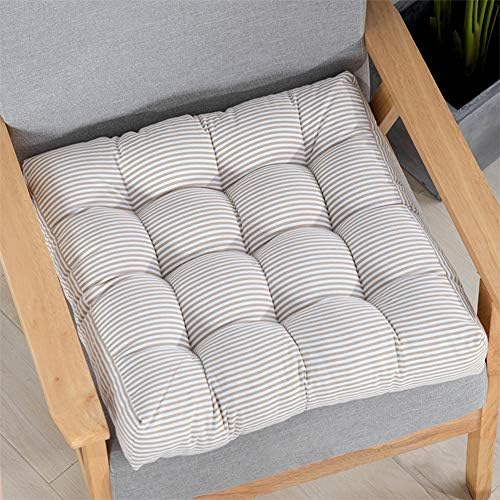Almofadas da cadeira Tiita 22 x22 Pad para adultos para adultos Conjunto de travesseiros de 2, bege