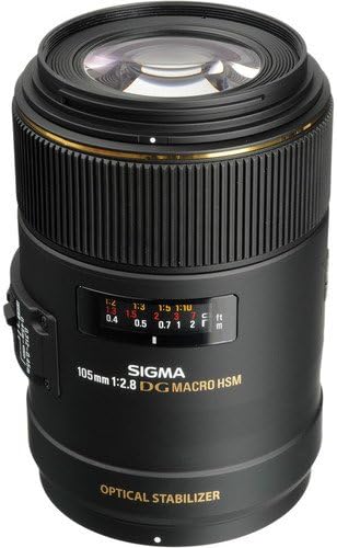 Sigma 105mm f/2.8 Ex DG OS HSM Macro Lens para câmeras de Canon EOS [versão internacional]