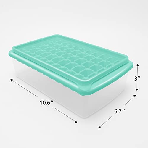 DUMOYI Simplicity Collection Cubo de gelo Bandeja fácil liberação, bandejas de gelo de cubo de gelo 55x3 PCs são livres de