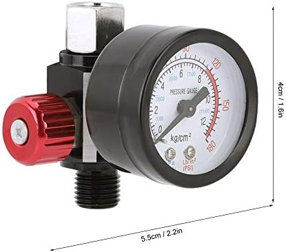 Durável 1/4 polegada de pulverização regulador de pressão de ar de ar -que regulação da válvula de regulação da válvula