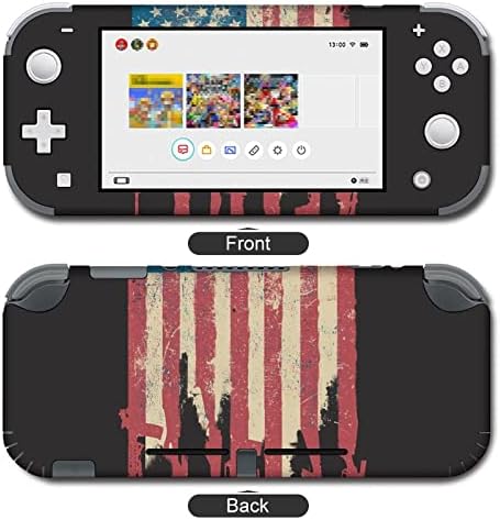 America Flag USA Guns Guns Decals Adesivos cobrem placa face protetora da pele para Nintendo Switch