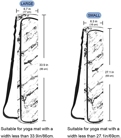 Bolsas de transporte de ioga de textura de mármore