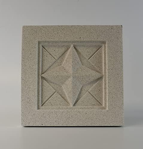 O Pineapple Grove projeta o ornamento de placa de ladrilhos 3D de alívio da BAS esculpida, pedra fundida sólida,