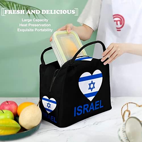 AMOR ISRAEL Lunchag Sagro para homens homens reutilizáveis ​​lancheira isolável lanchonete portátil bolsa para trabalho