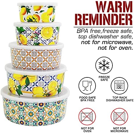 Zog 10 Peças Conjunto de recipientes de armazenamento de alimentos Airsegudo - BPA Free Kitchen and Pantry Organization Refece