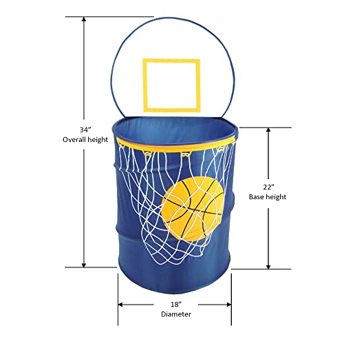 Redmonusa Bongo Buddy-Basketball Pop up Hampers, azul marinho