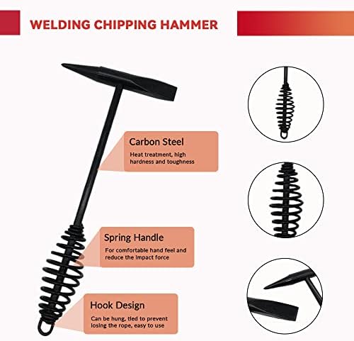 Ferramenta de soldagem Ferramenta de remoção de escória com arame Scratch Brush Soldagem Chipping Hammer Remoção Brush