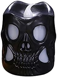 Halloween Skull Growing Candle Lights Festival Festival Axfera Ornamentos do3