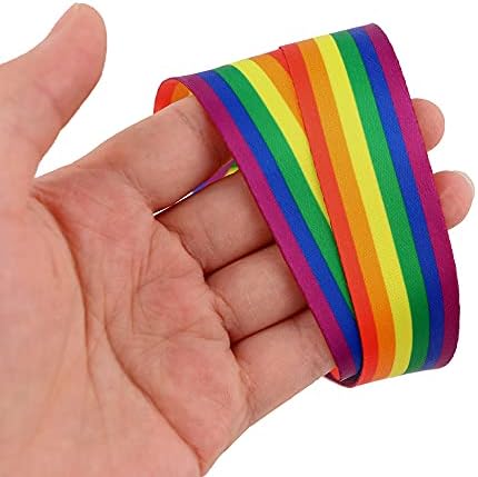 LGBT Consciência do orgulho portador de crachá com colidelim de corezas Id ID Batches Bandeira de estojo vertical