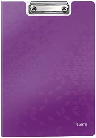 Leitz A4 ClipFolder com capa, polifoam leve, alcance wow, roxo metálico, 41990062
